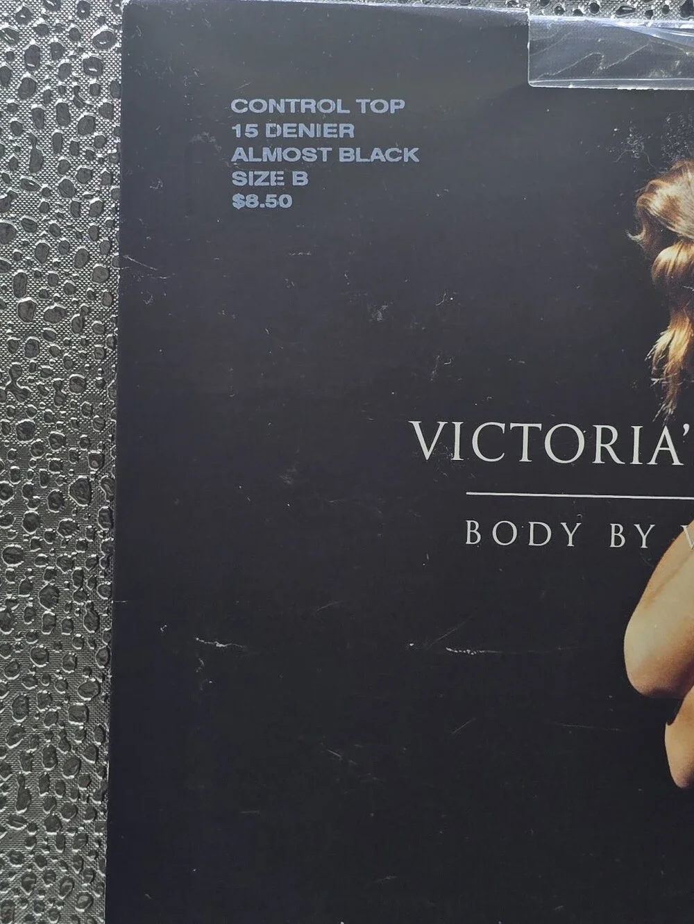 Victoria's Secret Body By Victoria Control Top Size B 15 Denier ALMOST BLACK